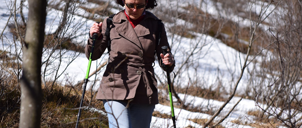 Hubnutí s Nordic Walking